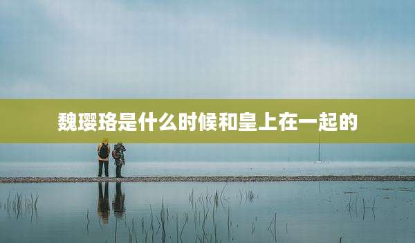魏璎珞是什么时候和皇上在一起的