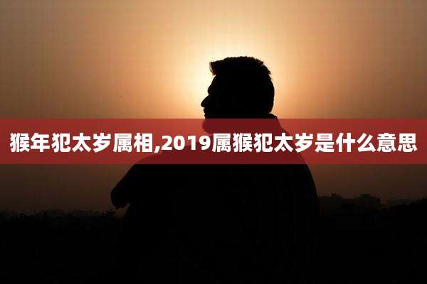 猴年犯太岁属相,2019属猴犯太岁是什么意思