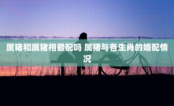 属猪和属猪相最配吗 属猪与各生肖的婚配情况