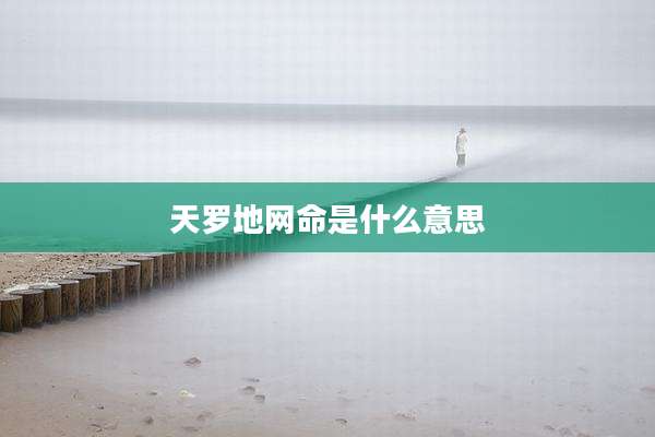 天罗地网命是什么意思