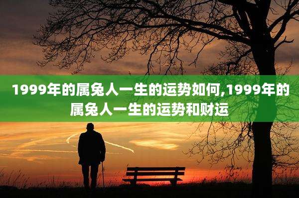 1999年的属兔人一生的运势如何,1999年的属兔人一生的运势和财运