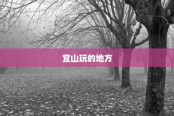 宜山玩的地方