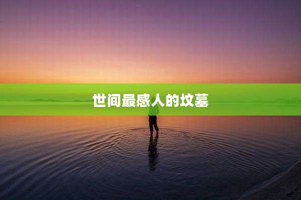 世间最感人的坟墓