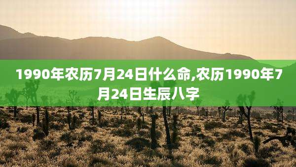 1990年农历7月24日什么命,农历1990年7月24日生辰八字