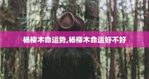 杨柳木命运势,杨柳木命运好不好