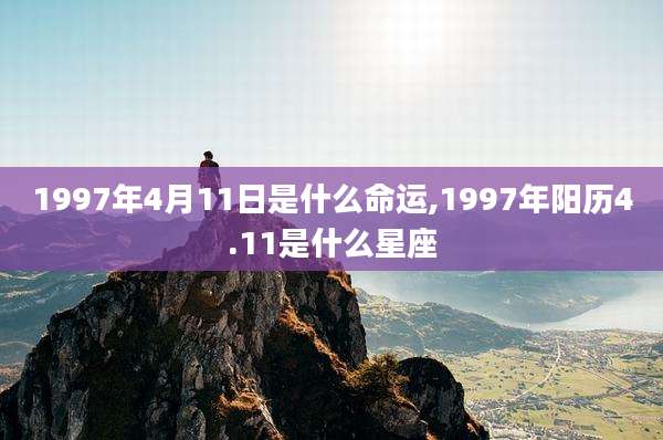 1997年4月11日是什么命运,1997年阳历4.11是什么星座