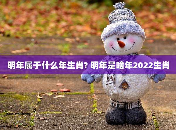 明年属于什么年生肖? 明年是啥年2022生肖