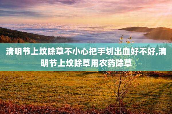 清明节上坟除草不小心把手划出血好不好,清明节上坟除草用农药除草