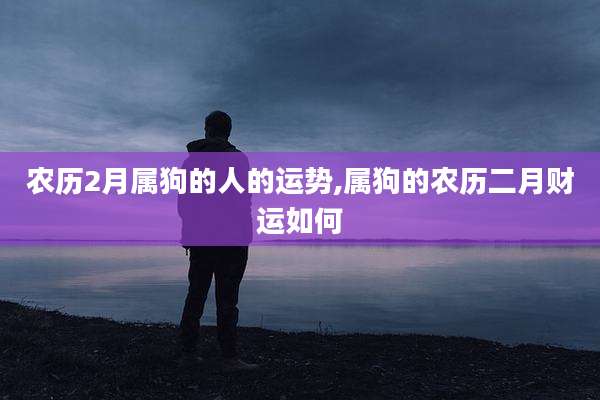 农历2月属狗的人的运势,属狗的农历二月财运如何