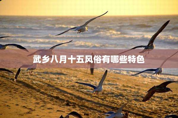 武乡八月十五风俗有哪些特色