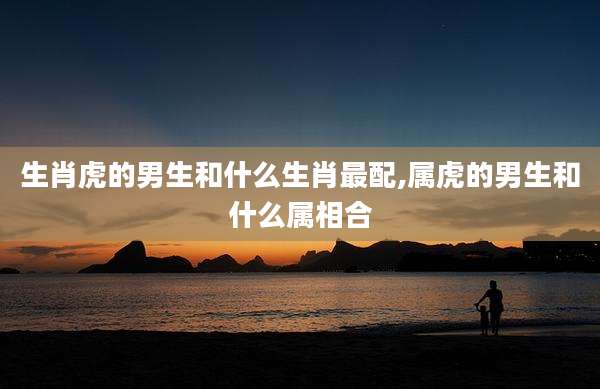生肖虎的男生和什么生肖最配,属虎的男生和什么属相合