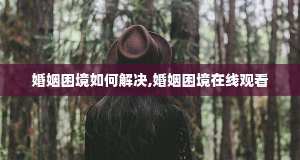 婚姻困境如何解决,婚姻困境在线观看