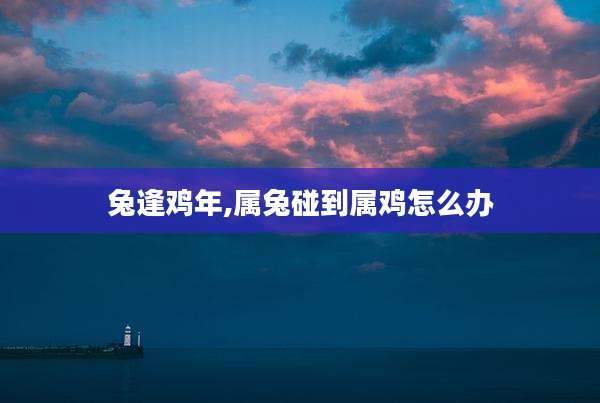 兔逢鸡年,属兔碰到属鸡怎么办