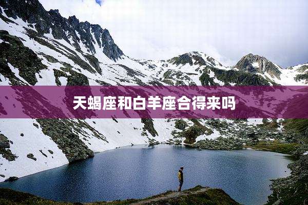 天蝎座和白羊座合得来吗