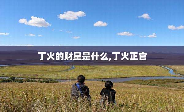 丁火的财星是什么,丁火正官