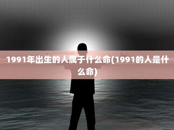 1991年出生的人属于什么命(1991的人是什么命)
