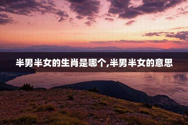 半男半女的生肖是哪个,半男半女的意思