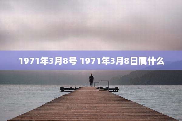 1971年3月8号 1971年3月8日属什么