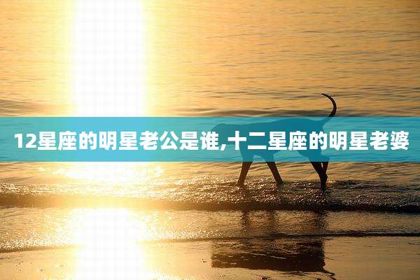 12星座的明星老公是谁,十二星座的明星老婆