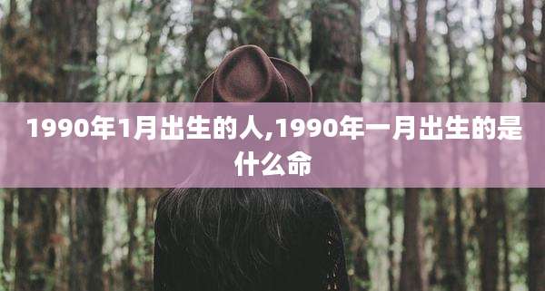 1990年1月出生的人,1990年一月出生的是什么命