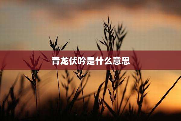 青龙伏吟是什么意思
