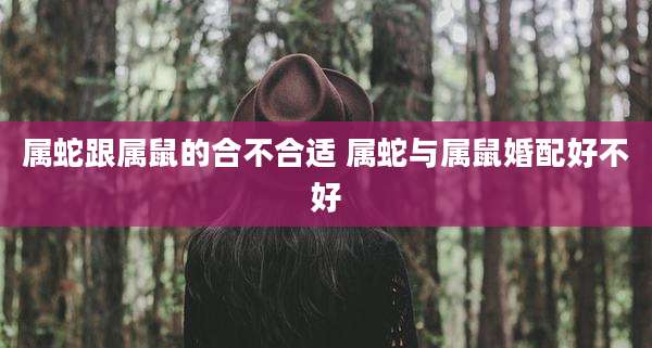 属蛇跟属鼠的合不合适 属蛇与属鼠婚配好不好