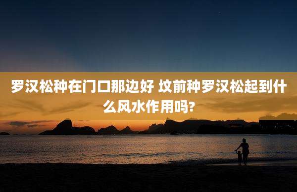 罗汉松种在门口那边好 坟前种罗汉松起到什么风水作用吗?