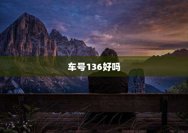 车号136好吗