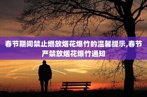 春节期间禁止燃放烟花爆竹的温馨提示,春节严禁放烟花爆竹通知