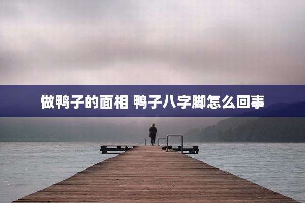 做鸭子的面相 鸭子八字脚怎么回事
