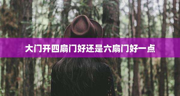 大门开四扇门好还是六扇门好一点