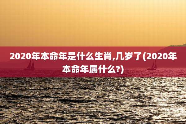 2020年本命年是什么生肖,几岁了(2020年本命年属什么?)