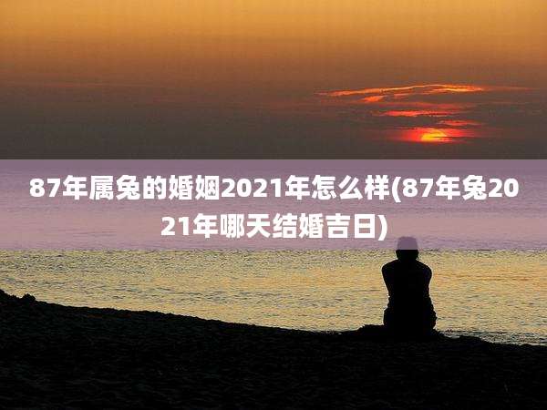 87年属兔的婚姻2021年怎么样(87年兔2021年哪天结婚吉日)