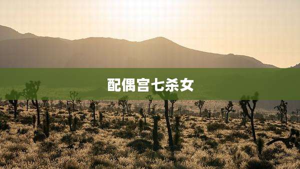 配偶宫七杀女