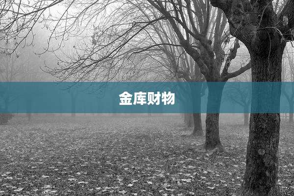 金库财物