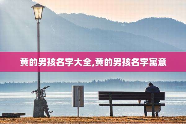 黄的男孩名字大全,黄的男孩名字寓意