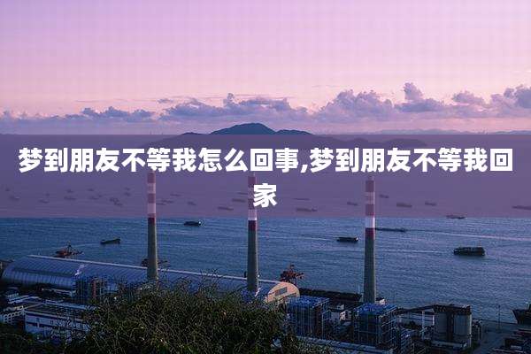 梦到朋友不等我怎么回事,梦到朋友不等我回家