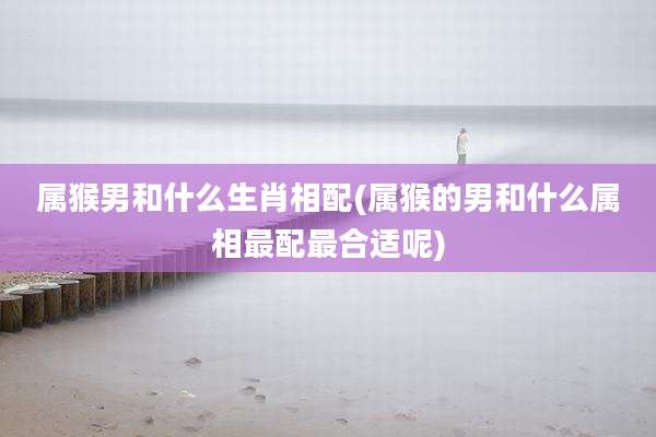 属猴男和什么生肖相配(属猴的男和什么属相最配最合适呢)