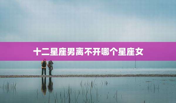 十二星座男离不开哪个星座女