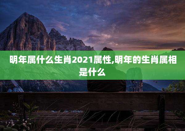 明年属什么生肖2021属性,明年的生肖属相是什么