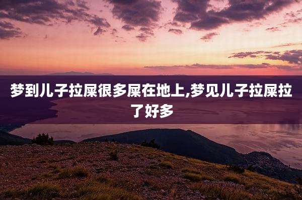 梦到儿子拉屎很多屎在地上,梦见儿子拉屎拉了好多