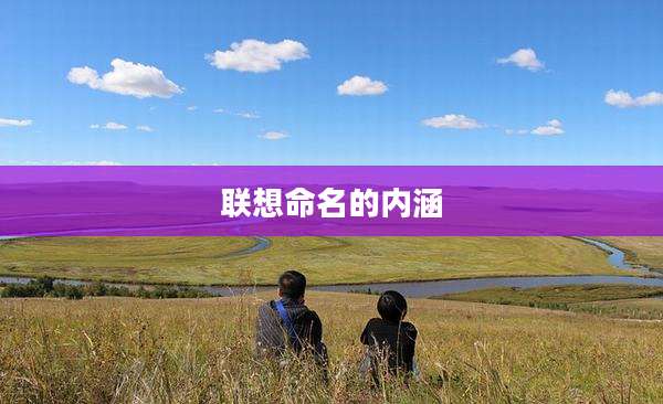 联想命名的内涵