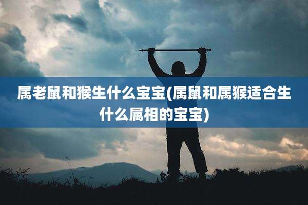 属老鼠和猴生什么宝宝(属鼠和属猴适合生什么属相的宝宝)