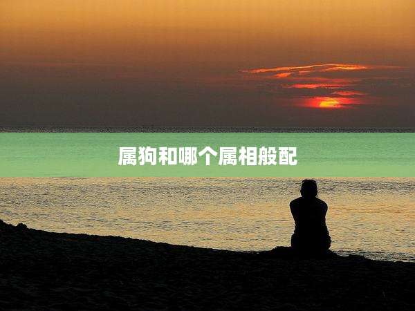 属狗和哪个属相般配