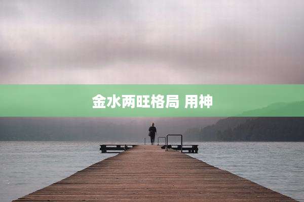 金水两旺格局 用神