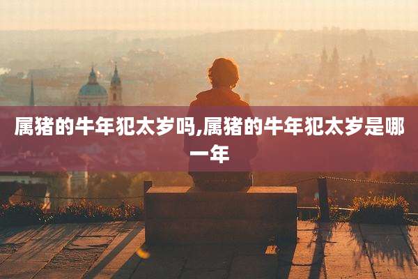 属猪的牛年犯太岁吗,属猪的牛年犯太岁是哪一年