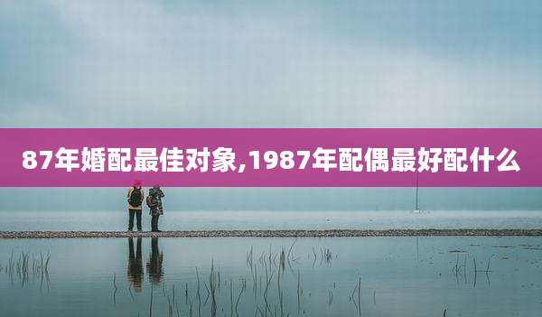 87年婚配最佳对象,1987年配偶最好配什么
