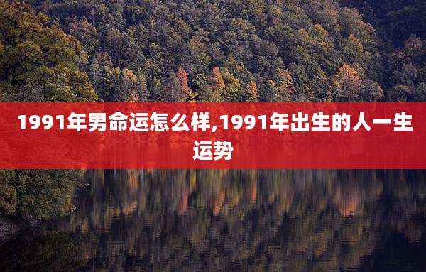 1991年男命运怎么样,1991年出生的人一生运势