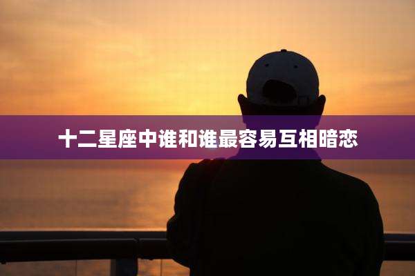 十二星座中谁和谁最容易互相暗恋