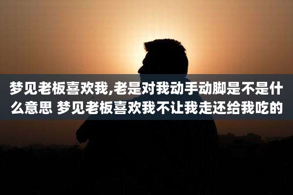 梦见老板喜欢我,老是对我动手动脚是不是什么意思 梦见老板喜欢我不让我走还给我吃的